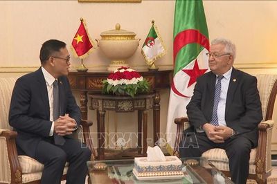Chủ tịch Hội đồng Quốc gia Algeria bày tỏ mong muốn tăng cường quan hệ với Quốc hội Việt Nam