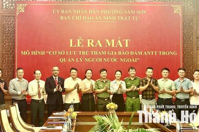 Phường Sầm Sơn chung tay quản lý người nước ngoài từ cơ sở lưu trú
