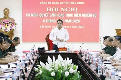 Đảng ủy Quân sự tỉnh Bắc Ninh ra nghị quyết lãnh đạo thực hiện nhiệm vụ 6 tháng cuối năm 2026
