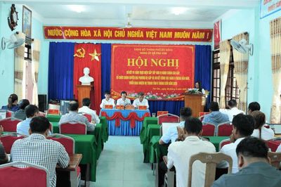 Xã Trà Vân vận hành ổn định mô hình chính quyền địa phương 2 cấp