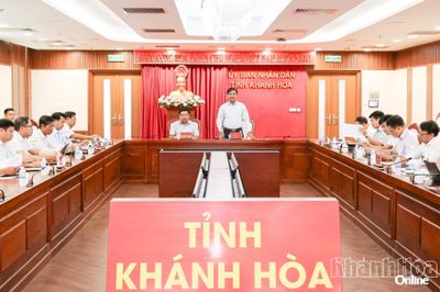 Đoàn công tác của Bộ Nông nghiệp và Môi trường làm việc với UBND tỉnh về phát triển thủy sản