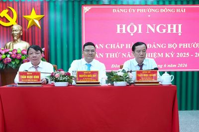Hội nghị Ban Chấp hành Đảng bộ phường Đông Hải mở rộng lần thứ 5