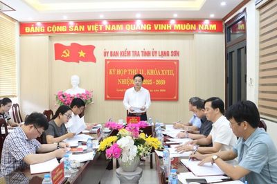 Ủy ban Kiểm tra Tỉnh ủy tổ chức kỳ họp thứ 11