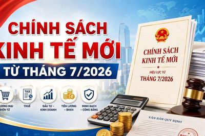 Từ tháng 7/2026, loạt chính sách kinh tế mới bắt đầu có hiệu lực