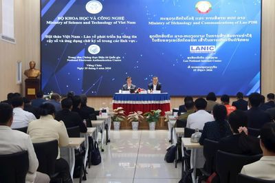 Việt Nam - Lào hợp tác về phát triển hạ tầng tin cậy số và ứng dụng chữ ký số