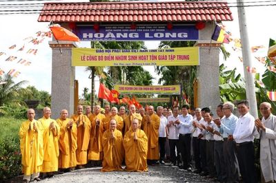 Tây Ninh: Công bố Điểm nhóm sinh hoạt tôn giáo tập trung Hoàng Long, xã Đức Huệ