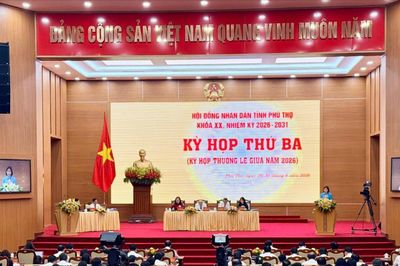 Kỳ họp thứ 3, HĐND tỉnh Phú Thọ Khóa XX, nhiệm kỳ 2026 - 2031: Phấn đấu tăng trưởng GRDP năm 2026 đạt 11%