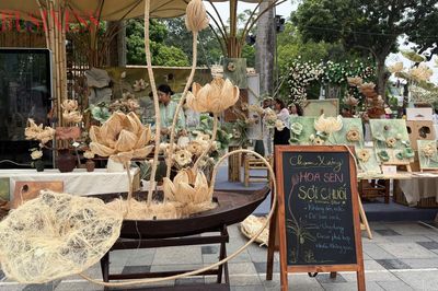 Đánh thức 'mỏ vàng' từ phụ phẩm nông nghiệp bằng những tác phẩm nghệ thuật