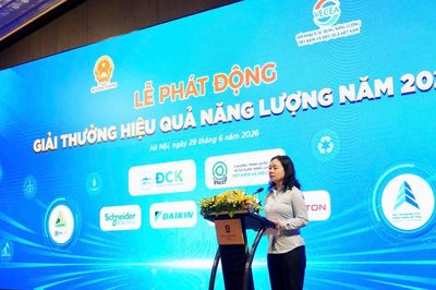 Phát động giải thưởng hiệu quả năng lượng 2026