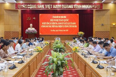 Ủy ban Kiểm tra Trung ương sơ kết công tác kiểm tra, giám sát và thi hành kỷ luật của Đảng 6 tháng đầu năm