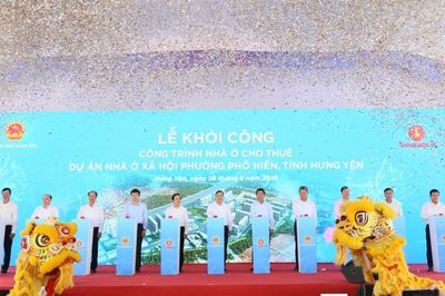 Hưng Yên: Khởi công một số công trình nhà ở cho thuê đầu tiên