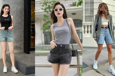 4 công thức phối quần đùi denim đang được fashionista yêu thích, đơn giản mà cực tôn dáng