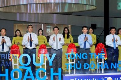 Khai mạc Triển lãm Quy hoạch tổng thể Thủ đô Hà Nội tầm nhìn 100 năm