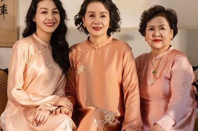 Bức hình 4 thế hệ nhà MC Hồng Nhung VTV gây chú ý