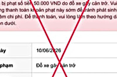Làm gì khi nhận tin nhắn thông báo vi phạm giao thông?