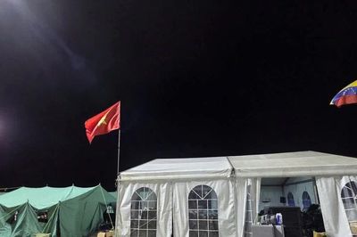 Những hình ảnh đầu tiên của lực lượng cứu hộ Việt Nam ở vùng động đất Venezuela
