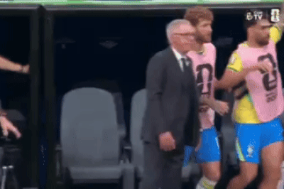 Ancelotti gây sốt với phản ứng lạnh như băng khi Brazil ngược dòng