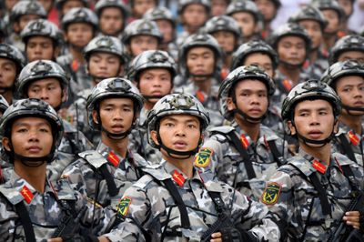72 thí sinh đầu tiên trúng tuyển vào trường quân đội