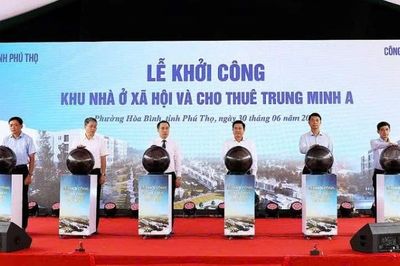 Phú Thọ: Khởi công dự án khu nhà ở xã hội và cho thuê tại Trung Minh A