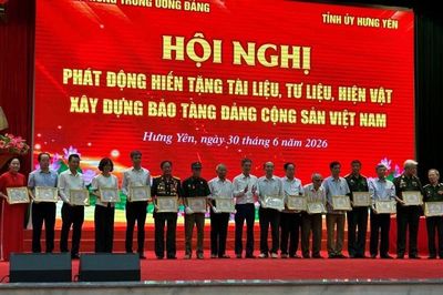 Hưng Yên phát động hiến tặng tài liệu, tư liệu, hiện vật xây dựng Bảo tàng Đảng Cộng sản Việt Nam