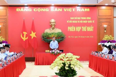 [Ảnh] Tổng Bí thư, Chủ tịch nước Tô Lâm chủ trì Phiên họp thứ nhất của Ban Chỉ đạo Trung ương về đối ngoại và hội nhập quốc tế