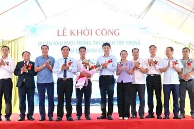 Khởi công Dự án khu nuôi trồng thủy sản tập trung tại đặc khu Cô Tô