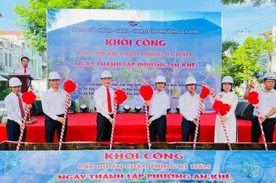 Phường An Khê khởi công 3 công trình dân sinh