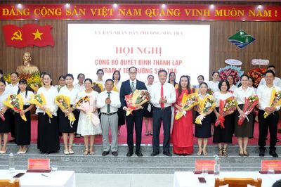 UBND phường Sơn Trà chính thức tiếp nhận và thành lập Trạm Y tế theo mô hình chính quyền hai cấp