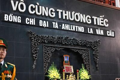 Lễ viếng Đại tá, Anh hùng Lực lượng vũ trang nhân dân La Văn Cầu