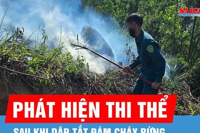 Phát hiện thi thể người đàn ông sau khi dập tắt đám cháy rừng