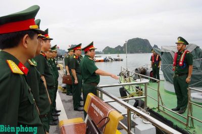 Kiểm tra kết quả thực hiện nhiệm vụ 6 tháng đầu năm tại Bộ đội Biên phòng tỉnh Quảng Ninh