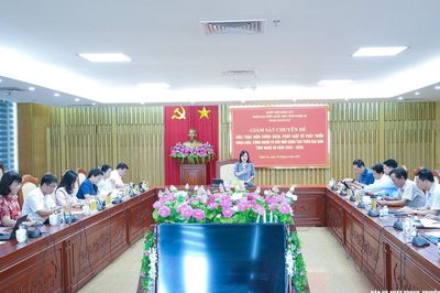 Đoàn Đại biểu Quốc hội tỉnh giám sát việc thực hiện chính sách về khoa học, công nghệ và đổi mới sáng tạo tại Ban Quản lý Khu Kinh tế Đông Nam