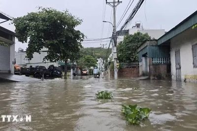 Mưa lớn gây ngập úng cục bộ tại một số khu vực tại Quảng Ninh