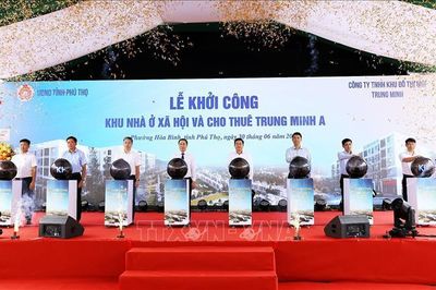 Phú Thọ: Khởi công dự án khu nhà ở xã hội và cho thuê Trung Minh A