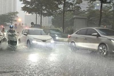 Mưa lớn trút xuống miền Bắc từ đêm nay (30/6), tâm điểm nơi nào?