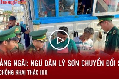Quảng Ngãi: Ngư dân Lý Sơn chuyển đổi số để chống khai thác IUU