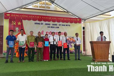 Xã Mậu Lâm giảm 15 thôn sau sắp xếp