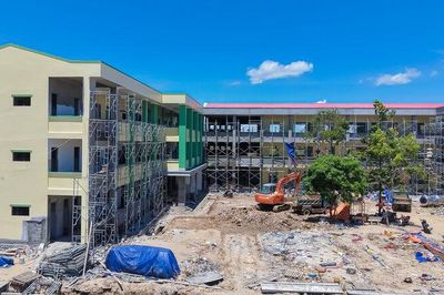 Gấp rút hoàn thiện trường nội trú Giang Thành