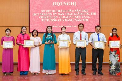 Xã Kiên Lương tổng kết Cuộc thi Chính luận về bảo vệ nền tảng tư tưởng của Đảng