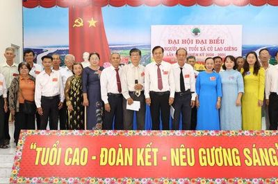 Đại hội đại biểu Hội Người cao tuổi xã Cù Lao Giêng lần thứ I
