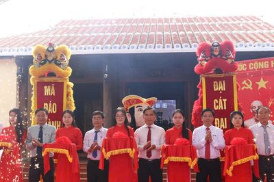 Khánh thành Nhà lưu niệm chí sĩ Trần Quý Cáp