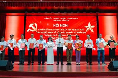 Phường Hải Vân kiện toàn 29 chi bộ, 108 cấp ủy viên sau sắp xếp