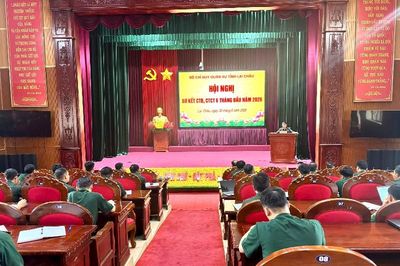 Bộ Chỉ huy Quân sự tỉnh Lai Châu sơ kết công tác Đảng, công tác chính trị 6 tháng đầu năm 2026