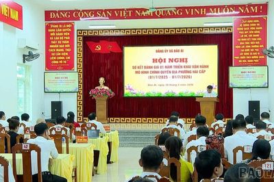 Bảo Ái đánh giá một năm vận hành mô hình chính quyền địa phương hai cấp