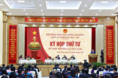 HĐND tỉnh Lâm Đồng khai mạc kỳ họp thường lệ giữa năm 2026