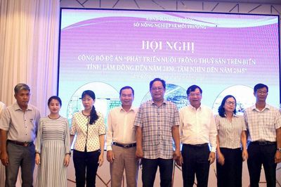 Lâm Đồng công bố đề án về phát triển nuôi trồng thủy sản trên biển