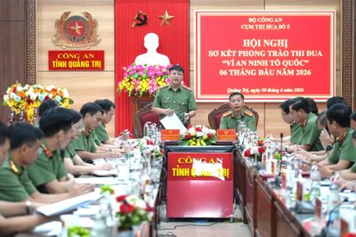 Cụm thi đua số 5-Bộ Công an sơ kết phong trào thi đua 'Vì an ninh tổ quốc'