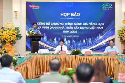 Công bố chương trình đánh giá năng lực và vinh danh nhà thầu xây dựng Việt Nam 2026