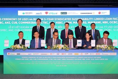 VPBank huy động khoản vay 1,44 tỷ USD từ 15 định chế tài chính quốc tế