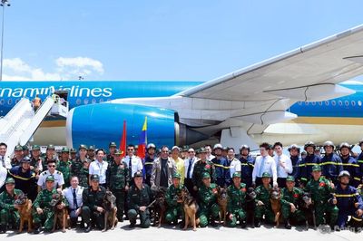 Đoàn cứu nạn, cứu hộ Việt Nam đã tới Venezuela